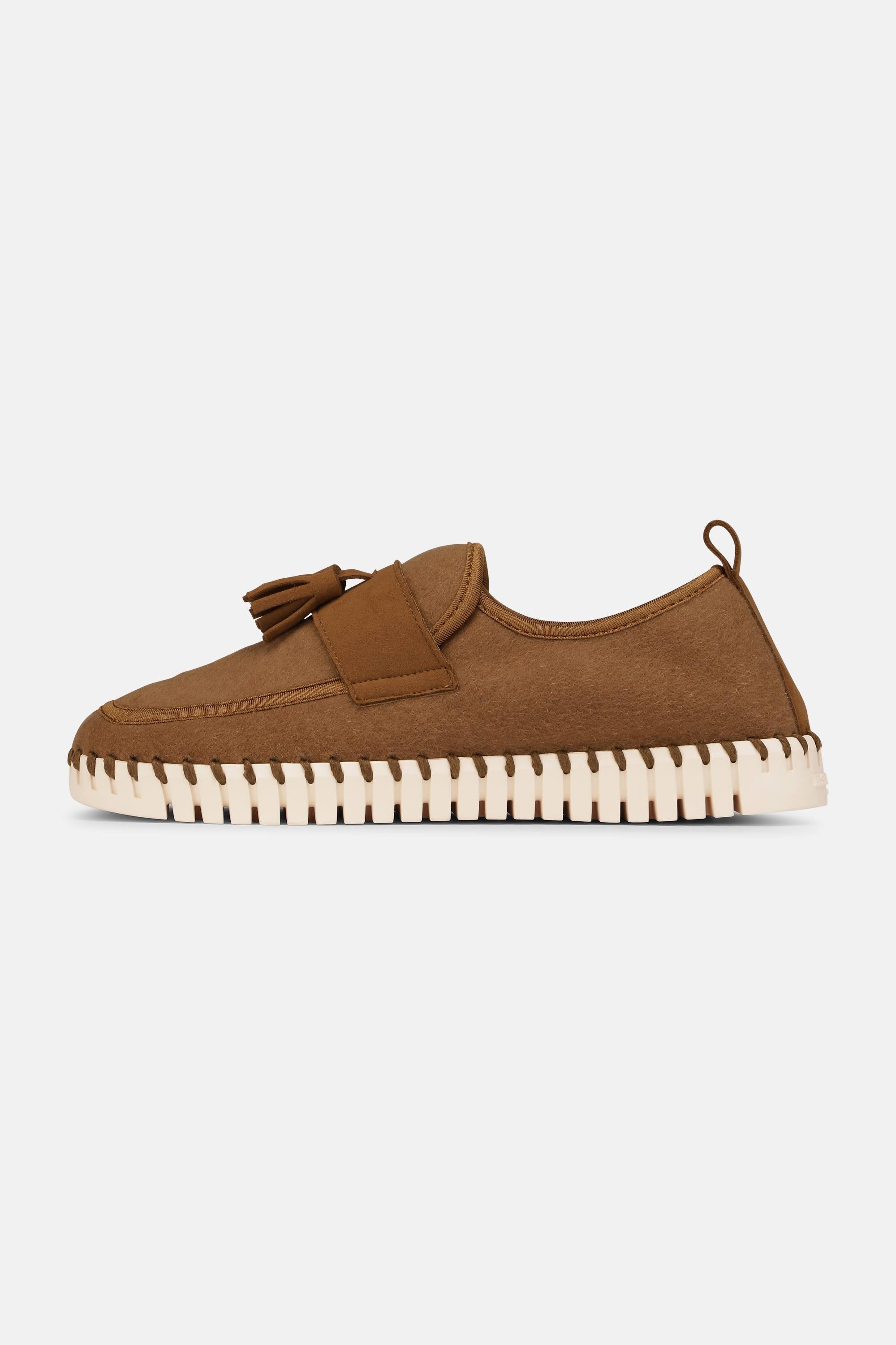 Tulip Wool Loafer - Cashew Pearled Ivory